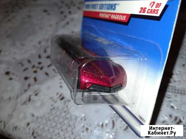 1999 г. Hot Wheels Pontiac Rageous Гатчина - изображение 1