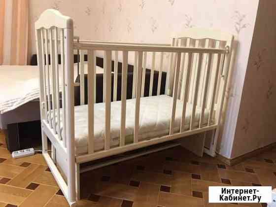 Кроватка детская 120*60 см с матрасом Белгород