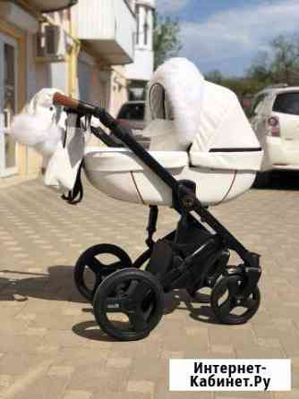 Коляска verdi orion 3в1 полностью в коже white Краснодар