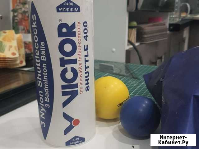 Набор воланов для бадминтона Victor Nylon Shuttle Екатеринбург - изображение 1