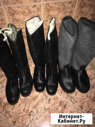 Сапоги хромовые,яловые, фетровые Калининград - изображение 1