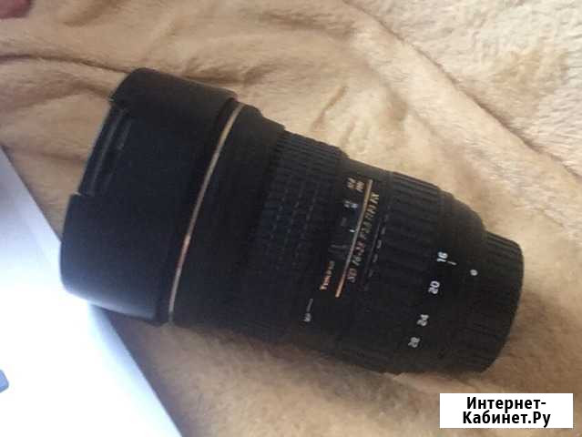 Объектив Tokina AT-X 16-28 mm F2.8 PRO FX Nikon Видное - изображение 1
