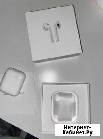 Наушники apple airpods 2 оригинал Элиста - изображение 1