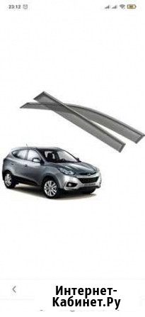Дефлекторы окон на Hyundai ix 35 Хасавюрт - изображение 1