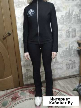 Костюм тренировочный для фигурного катания р. 158 Омск - изображение 1