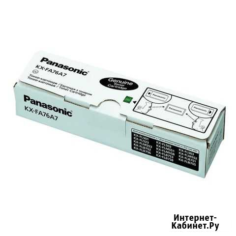 Картридж Panasonic KX-FA76A7 черный Мытищи - изображение 1