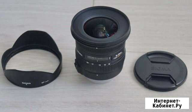 Объектив Sigma AF 10-20mm f/3.5 EX DC HSM Nikon F Екатеринбург - изображение 1