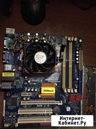 Asrock n68c s ucc + CPU Athlon Рязань - изображение 1