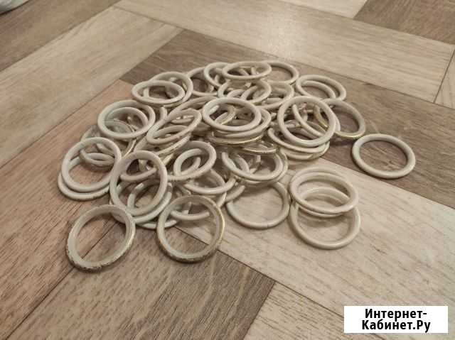 Кольца для карниза, белое золото 60шт Воронеж - изображение 1