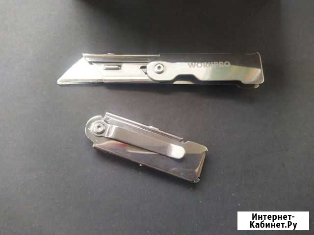 Workpro нож строительный со сменными лезвиями Новосибирск - изображение 1