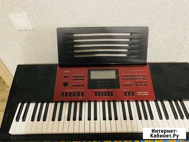 Синтезатор casio ctk6250 Хабаровск - изображение 1