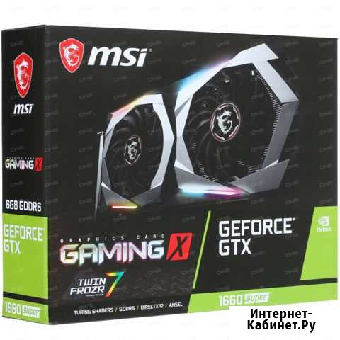 Видеокарта MSI GeForce GTX 1660 super Gaming X Петрозаводск - изображение 1