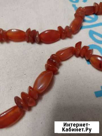 Бусы сердолик СССР Санкт-Петербург - изображение 1