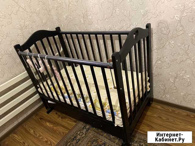 Детская кроватка с маятником Алагир - изображение 1