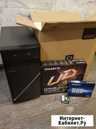 Системник i3 9100f+H310+GTX1050ti+ssd120gb Вологда - изображение 1