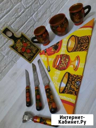 Набор посуды хохлома Иваново - изображение 1