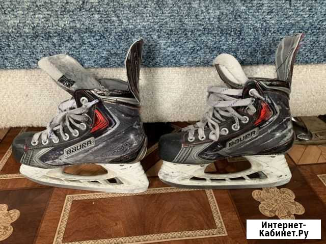 Коньки Bauer x100 3,5EE Чебоксары - изображение 1