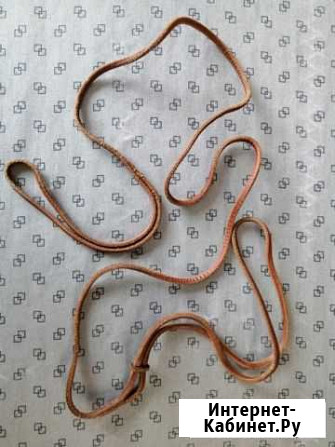 Поводок-ринговка нат. кожа, для собак Ярославль - изображение 1