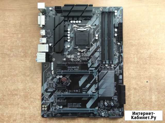 Z370 gigabyte HD3 Материнская плата Краснодар - изображение 1