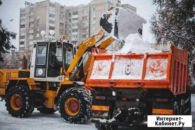 Услуги погрузчика экскаватора уборка снега молот Кемерово - изображение 1