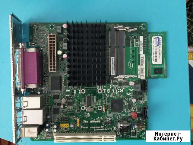 Материнская плата с процессором intel d2500hn Симферополь - изображение 1