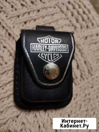 Чехол для зажигалки Zippo черный. Натуральная кожа Курск - изображение 1