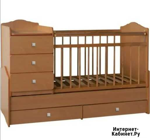 Детская кроватка с комодом Шарыпово - изображение 1