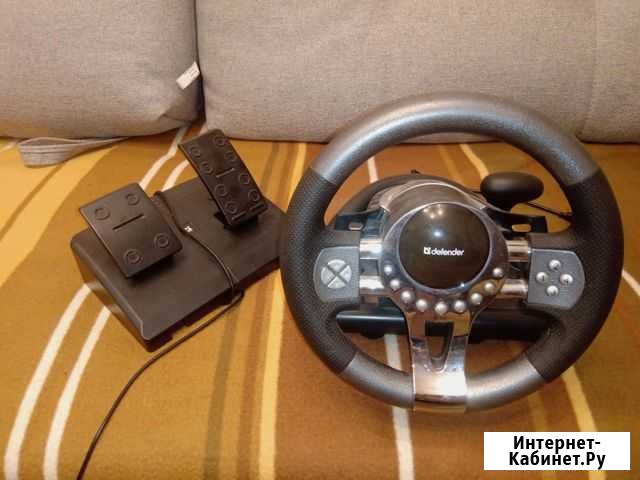 Игровой руль с педалями Набережные Челны - изображение 1