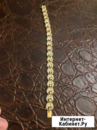 Золотой браслет с бриллиантами Махачкала - изображение 1