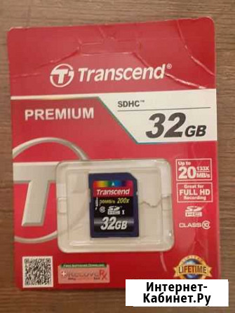 Карта памяти sdhc transcend 32g Владимир - изображение 1