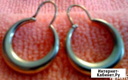 Серебро пр.925 серьги позолоченные Кизел - изображение 1