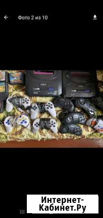 Приставки Sega 16Bit 2 штуки Кемерово - изображение 1