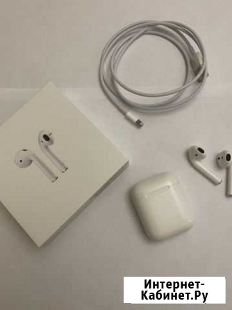 Наушники apple airpods оригинал Железногорск - изображение 1