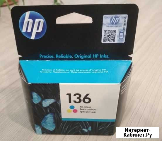 Картридж цветной для струйного принтера HP 136 Дзержинск - изображение 1