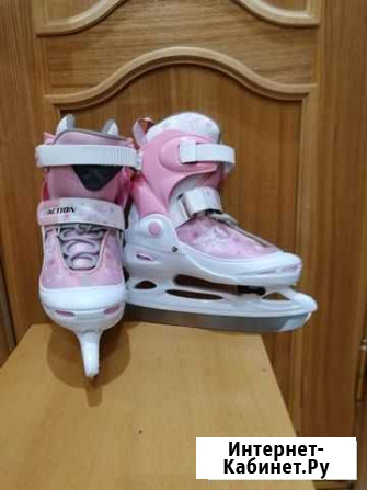 Коньки раздвижные, размер 34-37 Мурманск - изображение 1