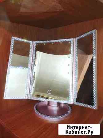 Зеркало с подсветкой в стразах +патчи Кострома