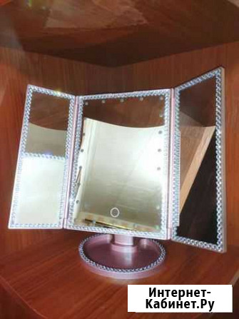 Зеркало с подсветкой в стразах +патчи Кострома - изображение 1