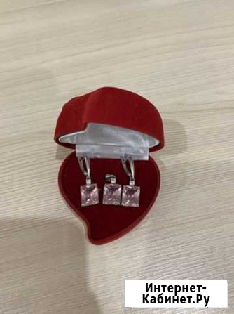 Серебряный набор с натуральными камнями Нижнекамск - изображение 1