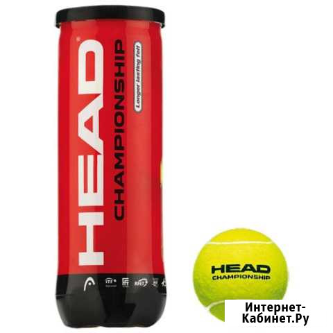 Мячи теннисные head championship 3 шт Москва - изображение 1