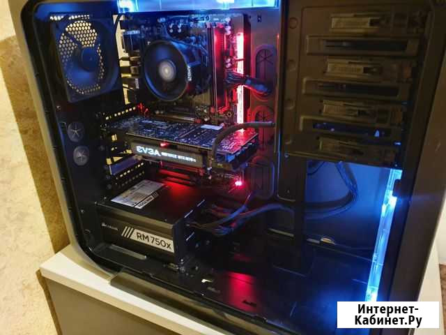 Системный блок corsair. Ryzen 2200g, x370 Кировск - изображение 1