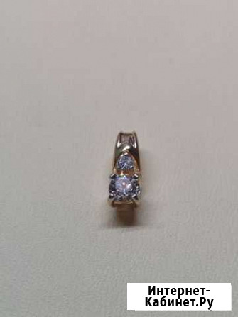 Золотая подвеска с камнем Нижний Новгород - изображение 1