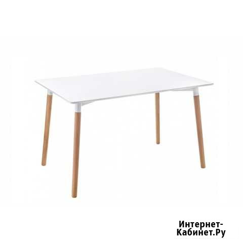 Стол кухонный Table 110 Белый/бук Щекино - изображение 1