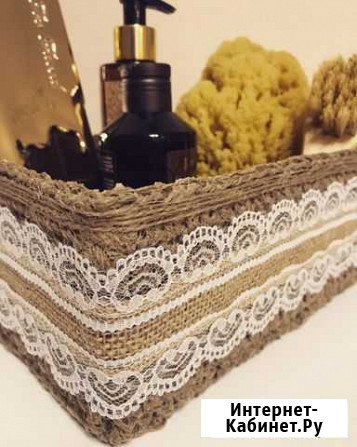 Корзинка из джута Ульяновск - изображение 1