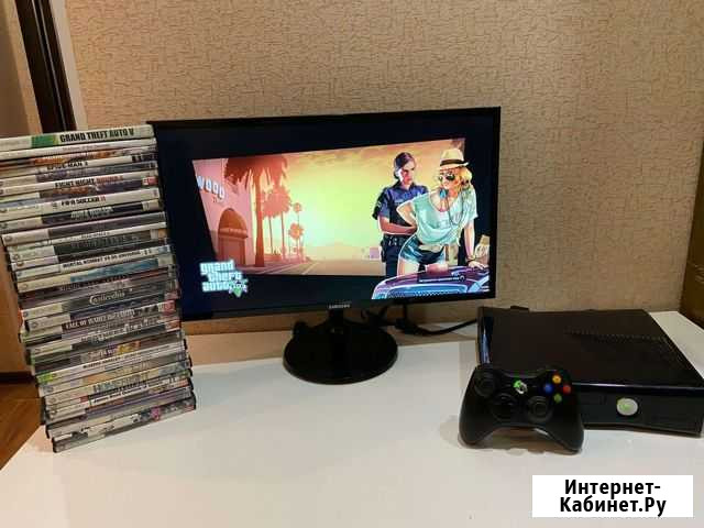 Xbox 360 S LT 3.0 + 35 дисков Благовещенск - изображение 1