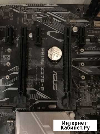 Материнская плата asus z270p + celeron g3930 Томск - изображение 1