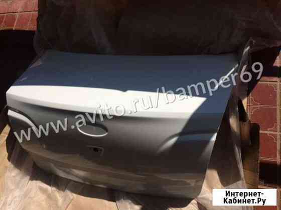 Лада Гранта крышка багажника цвет белый Тверь