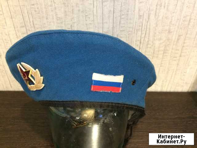 Первый Российский уставной берет вдв с флагом Ульяновск - изображение 1