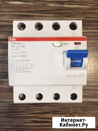 Узо ABB F204 (2CSF204001R1250) 25 А 30 мА 4P тип A Петрозаводск - изображение 1
