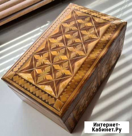 Шкатулка деревянная СССР Вичуга - изображение 1