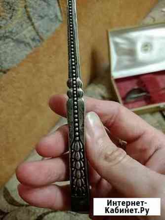 Щипчики для сахара, винтаж, мельхиор Кострома